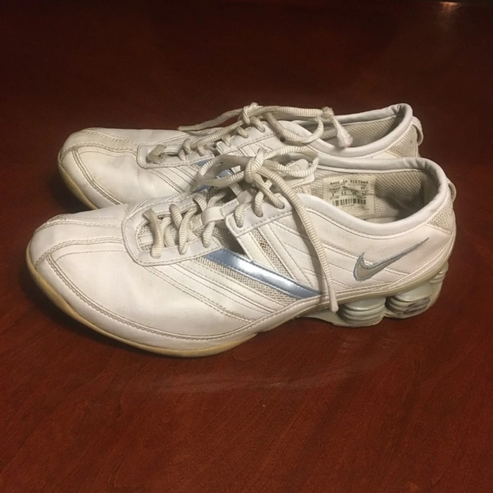 White Nike Shox Sneakers